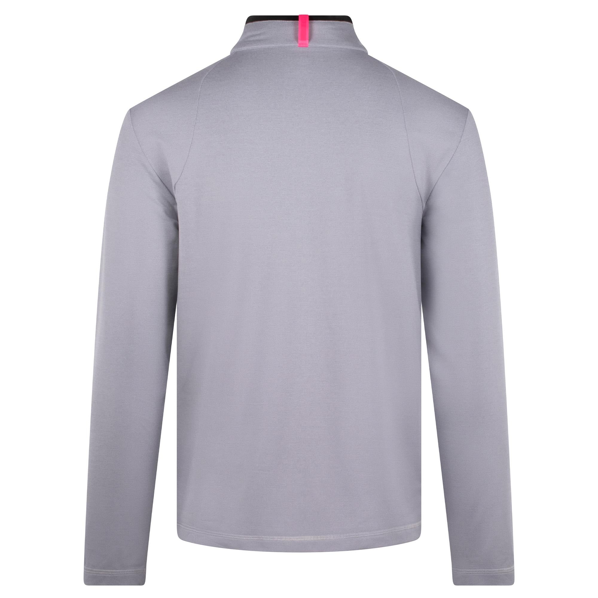 G/FORE Lightweight French Terry Mens Golf Mid Layer Light Grey Melange